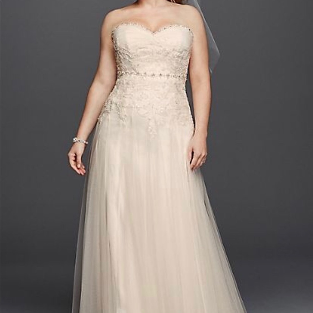 NWT Melissa Sweet IVORY Tulle wedding dress 10 - Picture 2 of 6